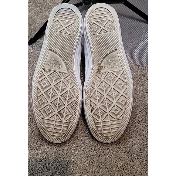 Converse Chuck Taylor Hi Leather Tri-White Men’s 13/Women’s 15 Preppy Grunge - Picture 8 of 8